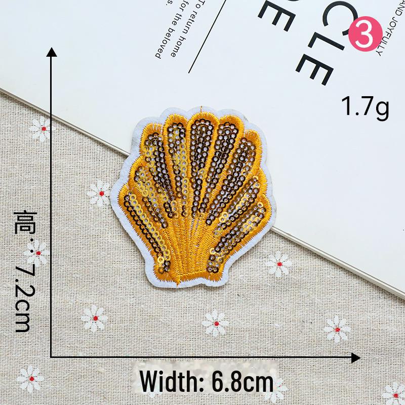 Smiley Face Embroidery Patch Sequin Love Label - Eyes Clothing Decoration.