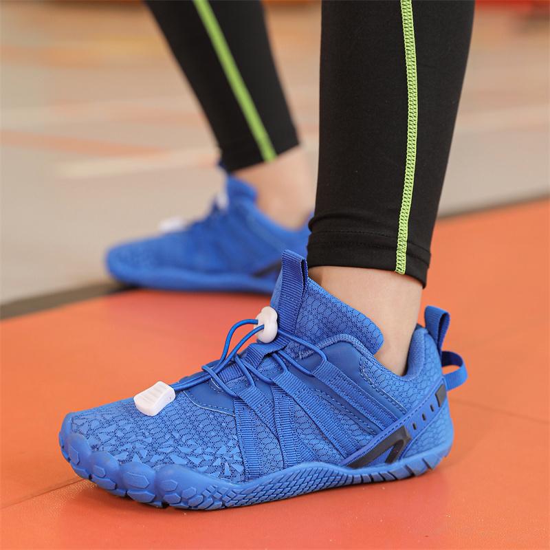 Chaussures pieds nus pour enfants Baskets pour garçons et filles Chaussures à écartement naturel Petits grands enfants Baskets respirantes Chaussures de tennis Chaussures à enfiler