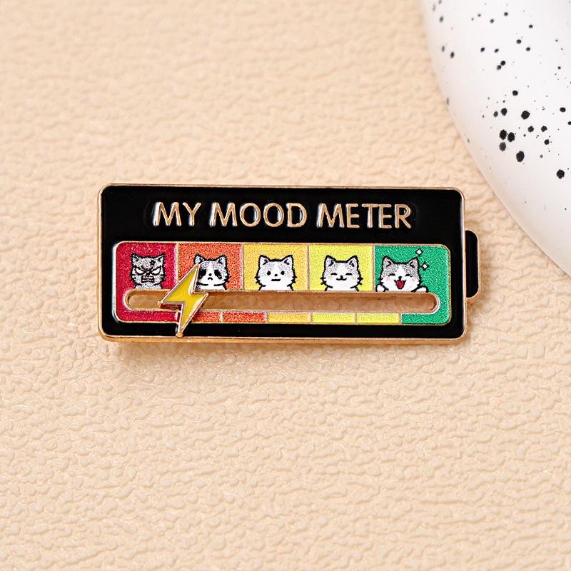 Mood-Changing Energy Brooch: Customizable Social Battery Alloy Pin