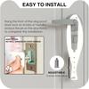 2pcs/set Adjustable Pet Separation Door Punch-Free Anti-dog Dog Door Lock Elastic Gate Lock Elastic Lock Pet Door Opener
