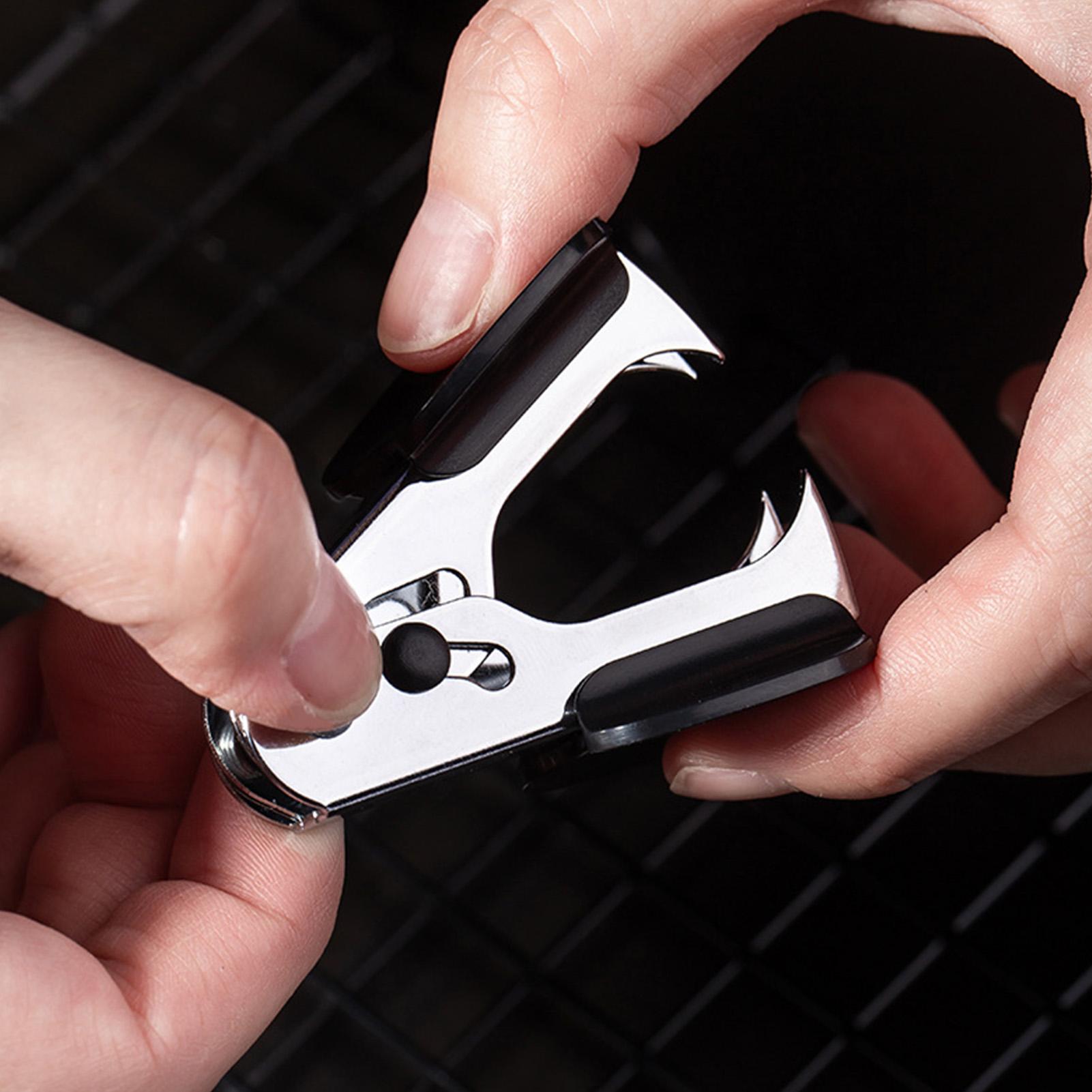 

Staple Remover Portable Easy to Use Practical Effective Pinch Jaw Staple Puller Removal Tool for Home School