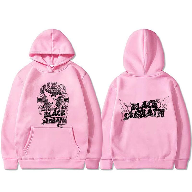 Heavy Metal Rock Band Black Sabbath Ozzy Osbourne Master of Reality Lord of This World Hoodie Men's Vintage Oversized