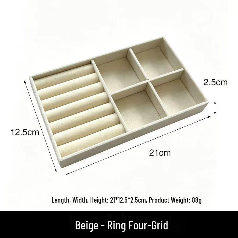 Schmuckaufbewahrungsbox & Schreibtisch-Organizer für Make-up, Ohrringe, Armbänder, Ringe