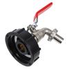 Durable IBC Tank Tap Adapter S60*6 Coarse Thread To 1/2'' 3/4'' Connector Replacement Valve Garden Home Valve Fitting Faucet