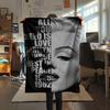 1PC Marilyn Monroe Print FlAannel Blanket, High quality Comfortable for All Seasons, Home Decor, Warmth and Comfort