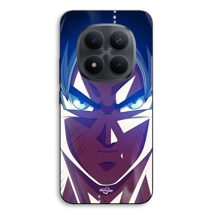 Coque téléphone - MANIACASE - Xiaomi Redmi Note 15 Pro Plus 5G - Silicone TPU - Dragon Ball Z Goku - Noir