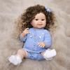 55CM Smile Reborn Baby Doll Full Silicone Vinyl Soft Touch Cute Playmates DIY Toy For Children