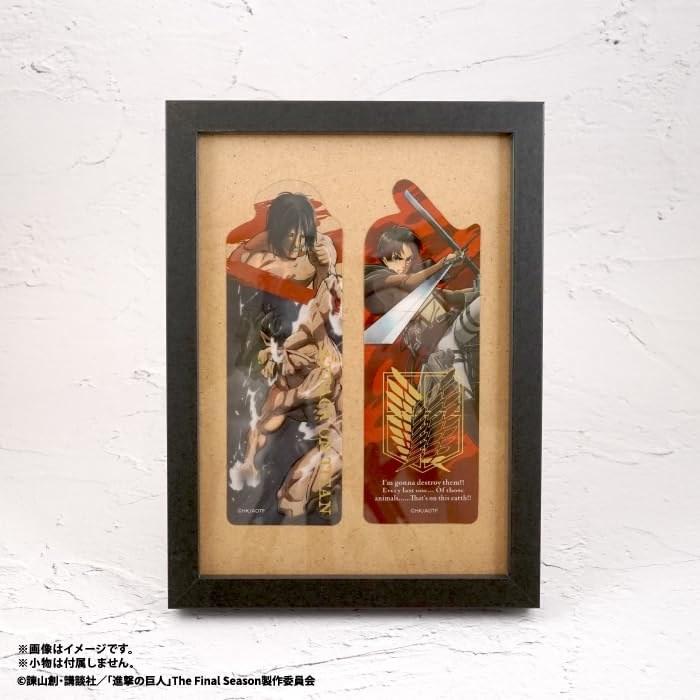 F-toys Confect Attack on Titan Clear Bookmark Gum (Full Set) [BOX of 20]