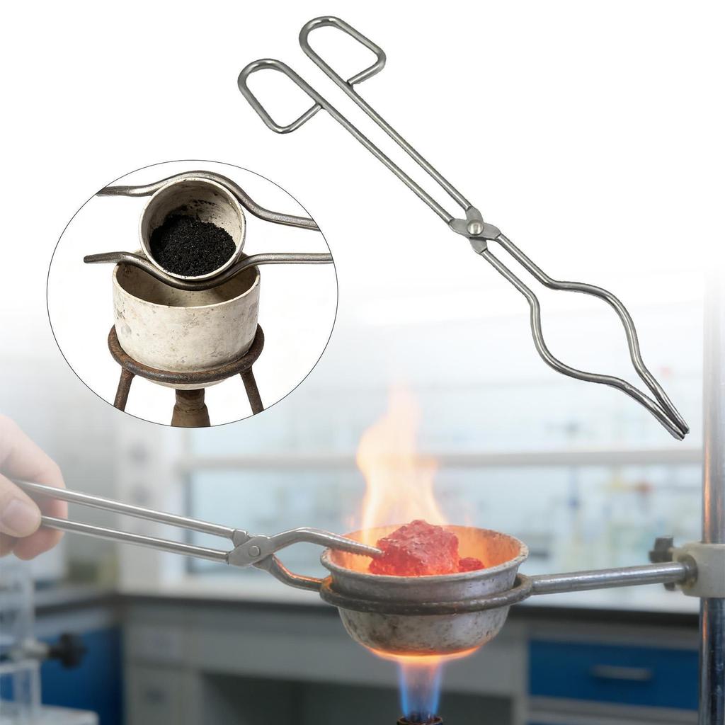 Crucible Tongs Melting Plier Holder Furnace Metalworking Tool for