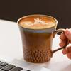 Retro Ceramic Mug: Japanese Kiln-Fired Coffee & Tea Cup