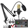 BM800 Microphone Kit with Sound Card & Headphones for Live Streaming and Podcasts