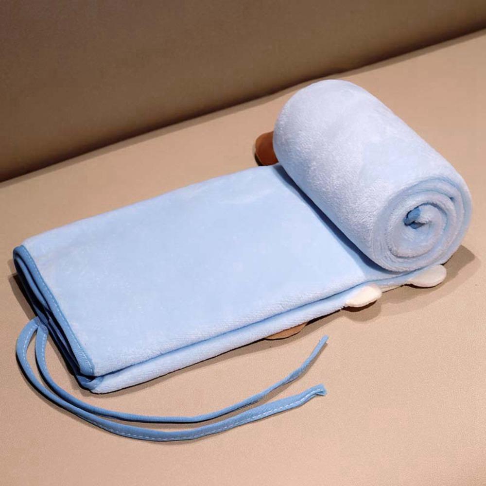 Skin-friendly Cartoon Animal Newborn Blanket Space-saving Nap Pillow Children Gift