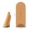 Natural Rubber Arch Shape Cork Yoga Mat Printed Non-slip Sports Mat Sweat-absorbing Oval Curve Pilates Mats 182*68cm*0.5cm