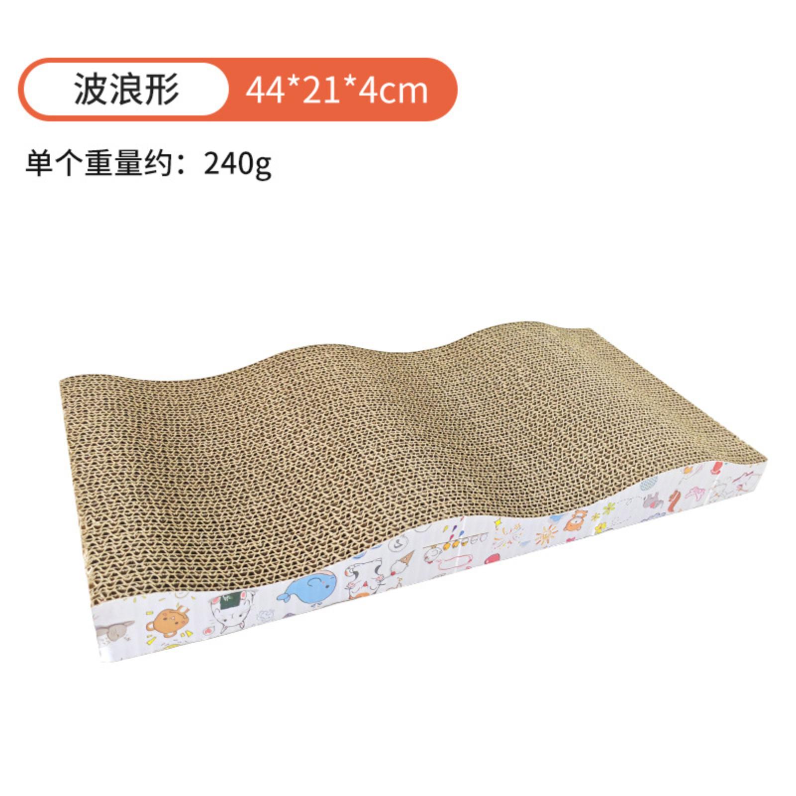 Утолщенная гофрокартонная когтеточка, износостойкая и без ворса. One Size