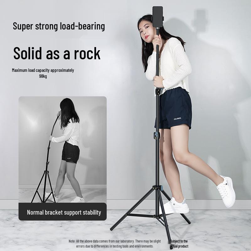 Telescopic Phone Holder Tripod for Live Streaming & Photography