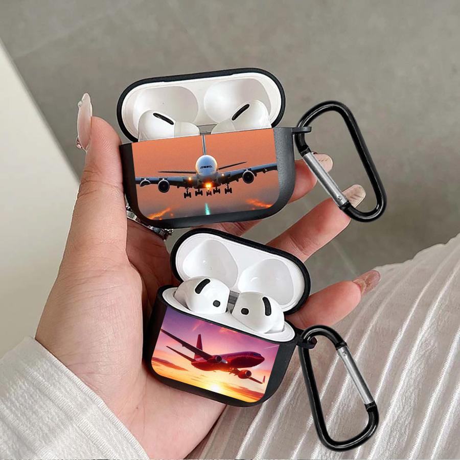 Earphone Cases Cover Case For Airpods 4 Pro2 3 Pro3 1 2 Pro Aircraft Fly Smoothly