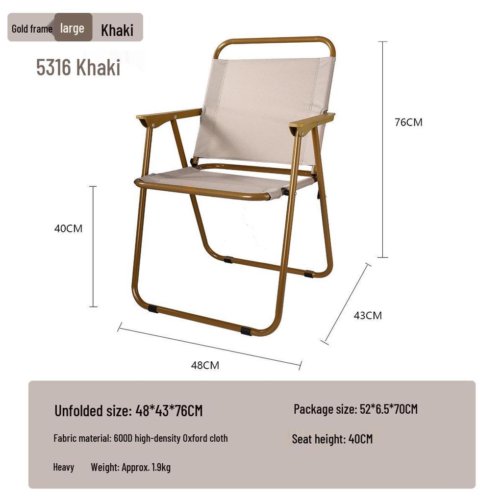 Kermit Aluminum Alloy Portable Folding Camping Chair