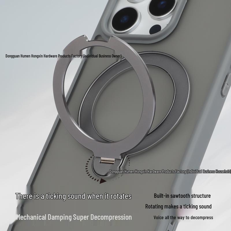 iPhone 16 Pro Max Magnetische Ständerhülle: Anti-Drop, Hautgefühl-Schutzhülle für Apple 15