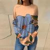 Women's Loose Round Neck Floral Print Long Sleeve T-Shirt Top 3d T-Shirts Women’s