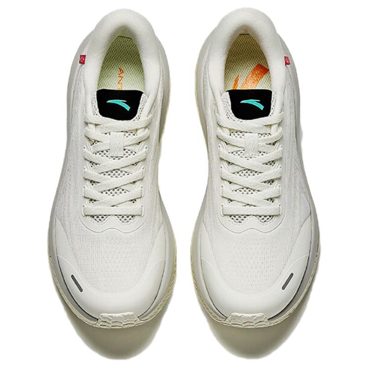 Anta Ark Fashion Trend Non-Slip Wear-Resistant Low-Top Running Shoes Women sneaker Beige 122445534-4