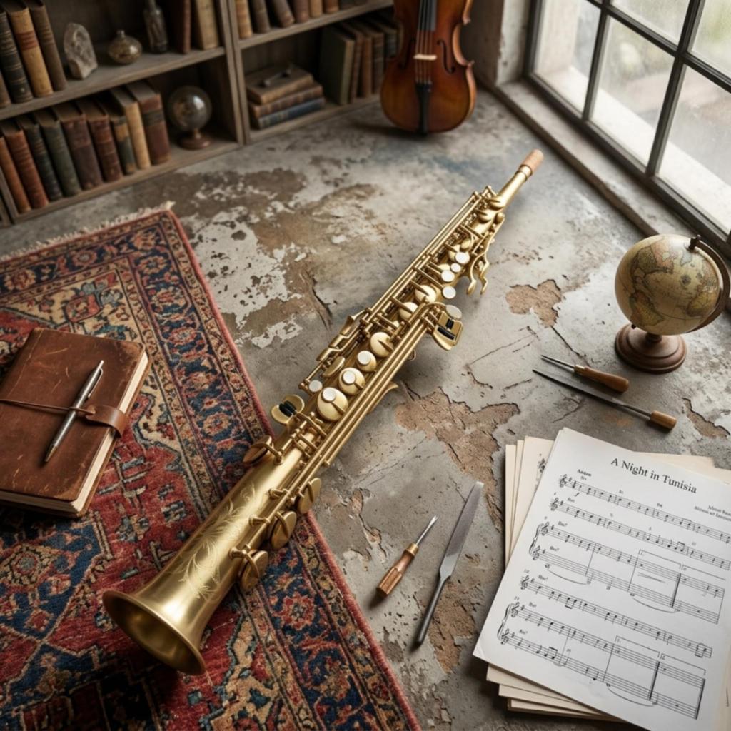 Straight Saxophone with Carrying Bag Professional Soprano for Students