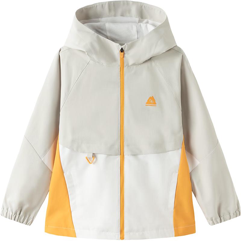 Balabala Jungen Kapuzen-Colorblock-Windbreaker