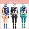 Mighty Morphin Power Rangers Costume Cosplay Dress Party Jumpsuit Superhero