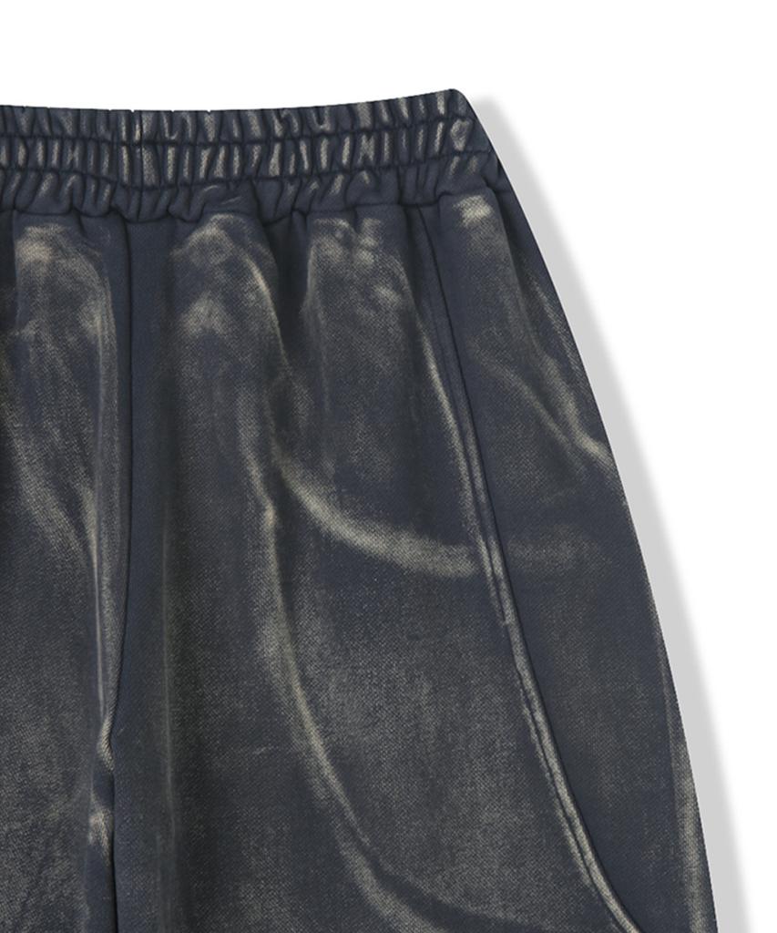 Eonyujeulaeb Double Curve Heavy Pants [Navy]