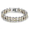 4 Color Punk Rock 316L Stainless Steel Biker Mens Bracelet Link Chain Motorcycle Bike Bicycle Chain Bracelets Bangles Jewelry