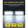 LED License Plate Lights 8-SMD Bright White Tag Lamp Assembly Compatible with Jeep 2014- Grand Cherokee, 2014-2017 Compass, 2014-2017 Patriot, Pack