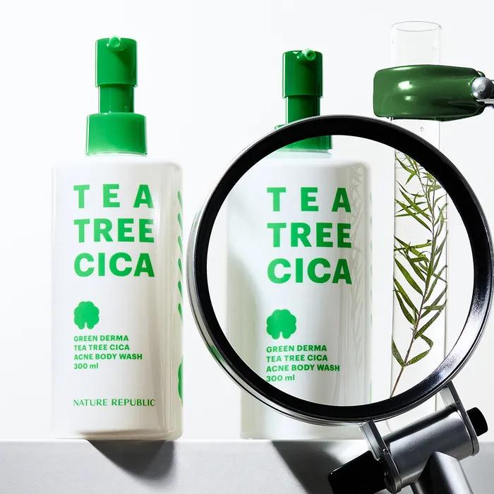 Greenderma Tea Tree Cica Acne Body Wash 300ml