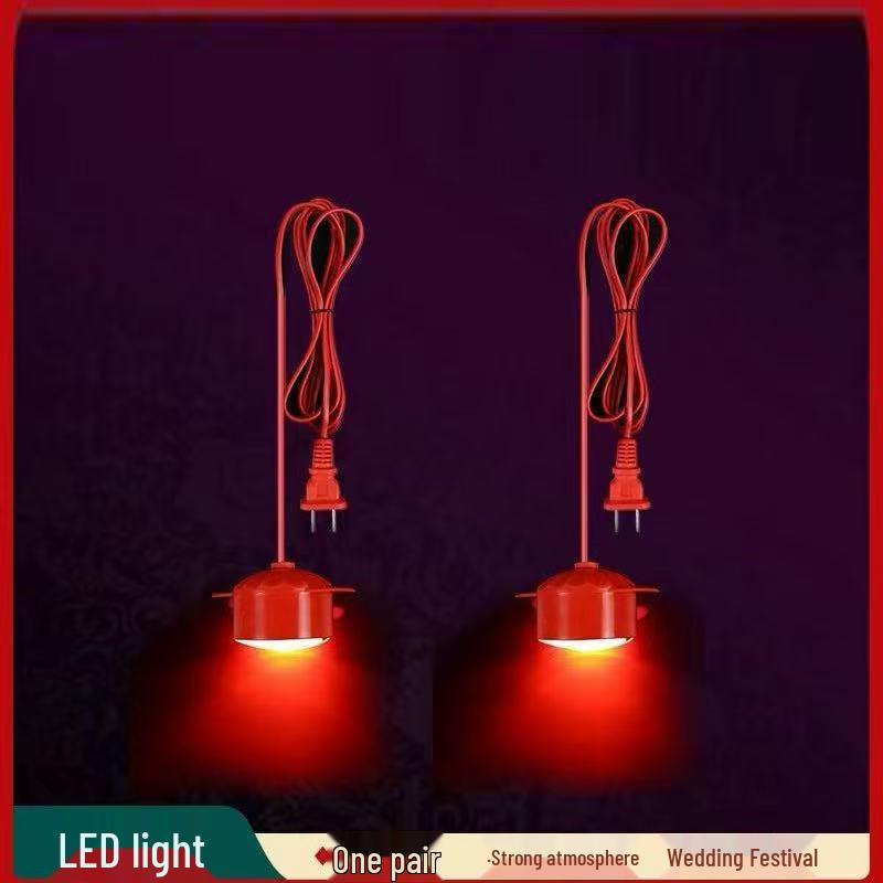 

Red Festive Wedding Lantern with Battery Operated Lights for Outdoor Gates and Balconies