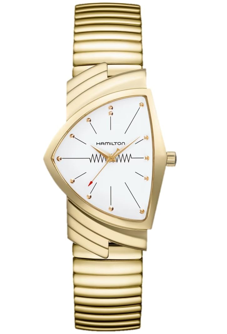 

Ventura Quartz Watch H24301111 Yellow Gold [Hamilton] Men s [Used] білий