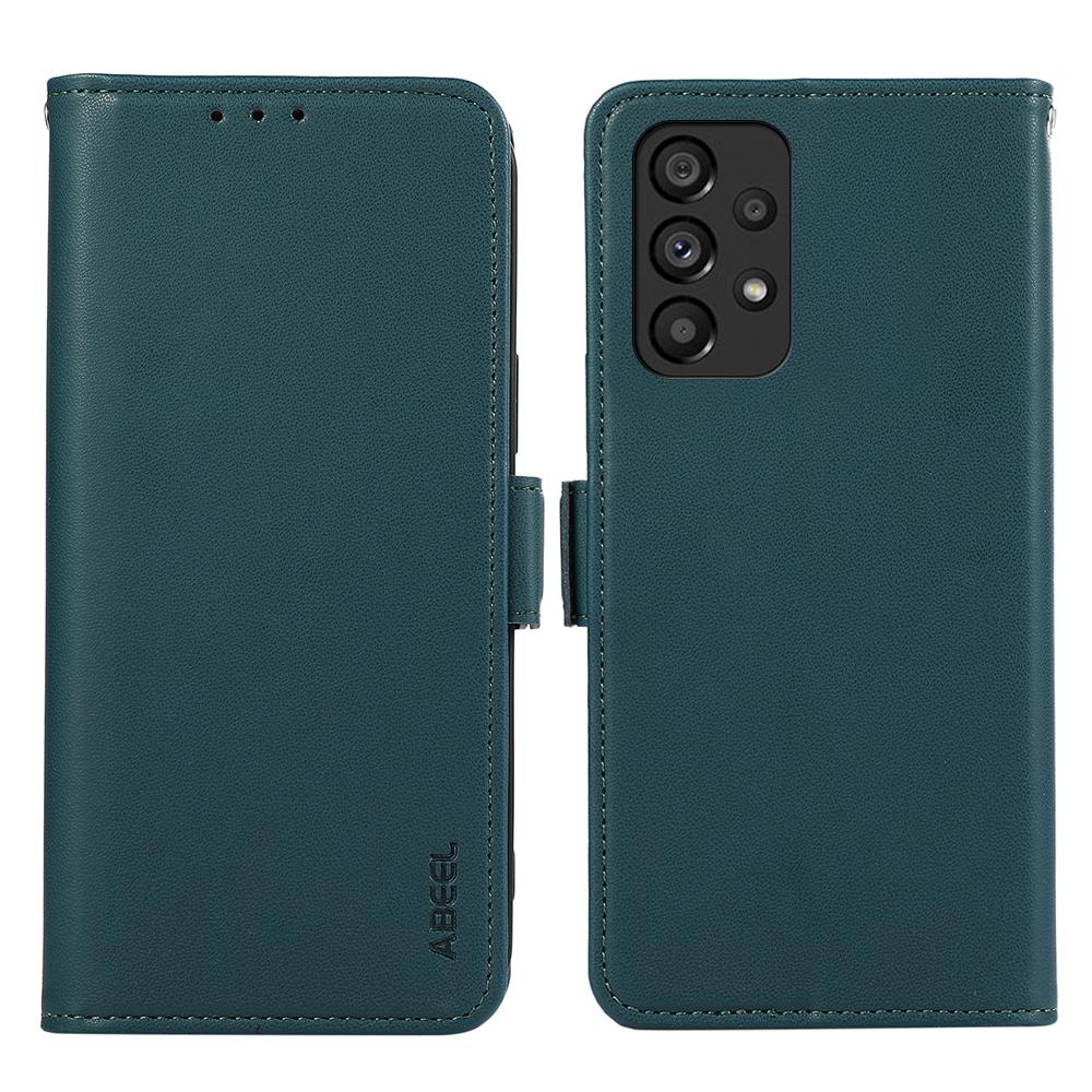 ABEEL Etui na telefon Samsung Galaxy A52 4G/A52 5G/A52s 5G Portfel blokujący RFID PU Skóra Etui z podstawką