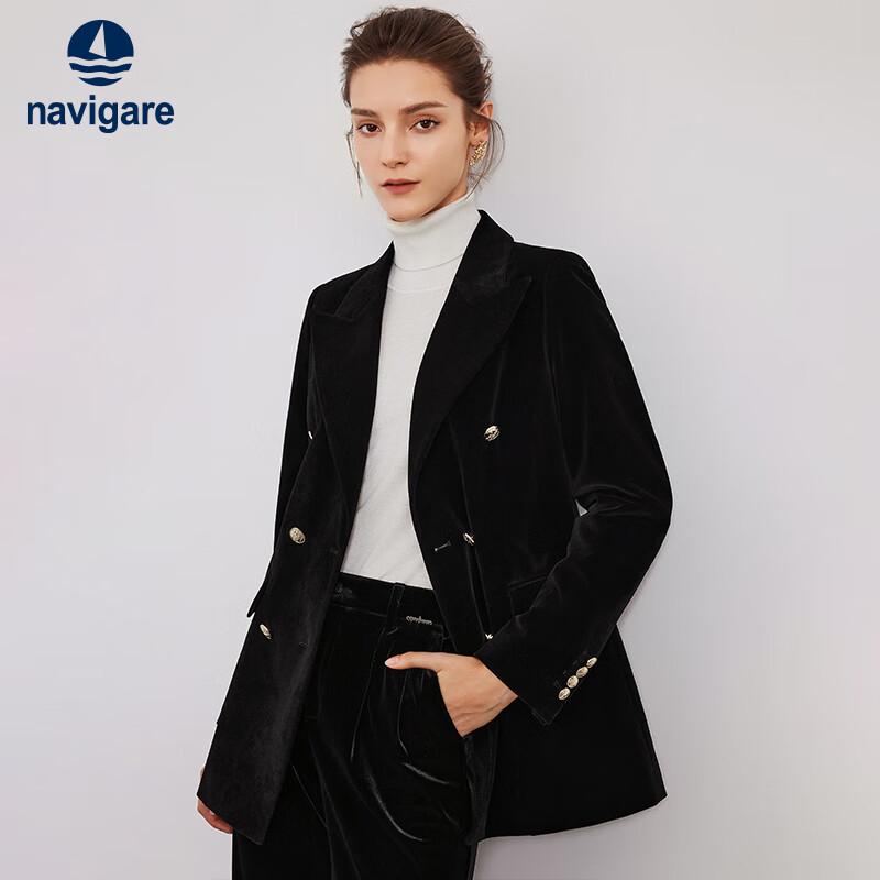 Navigare Women s Velvet Blazer M