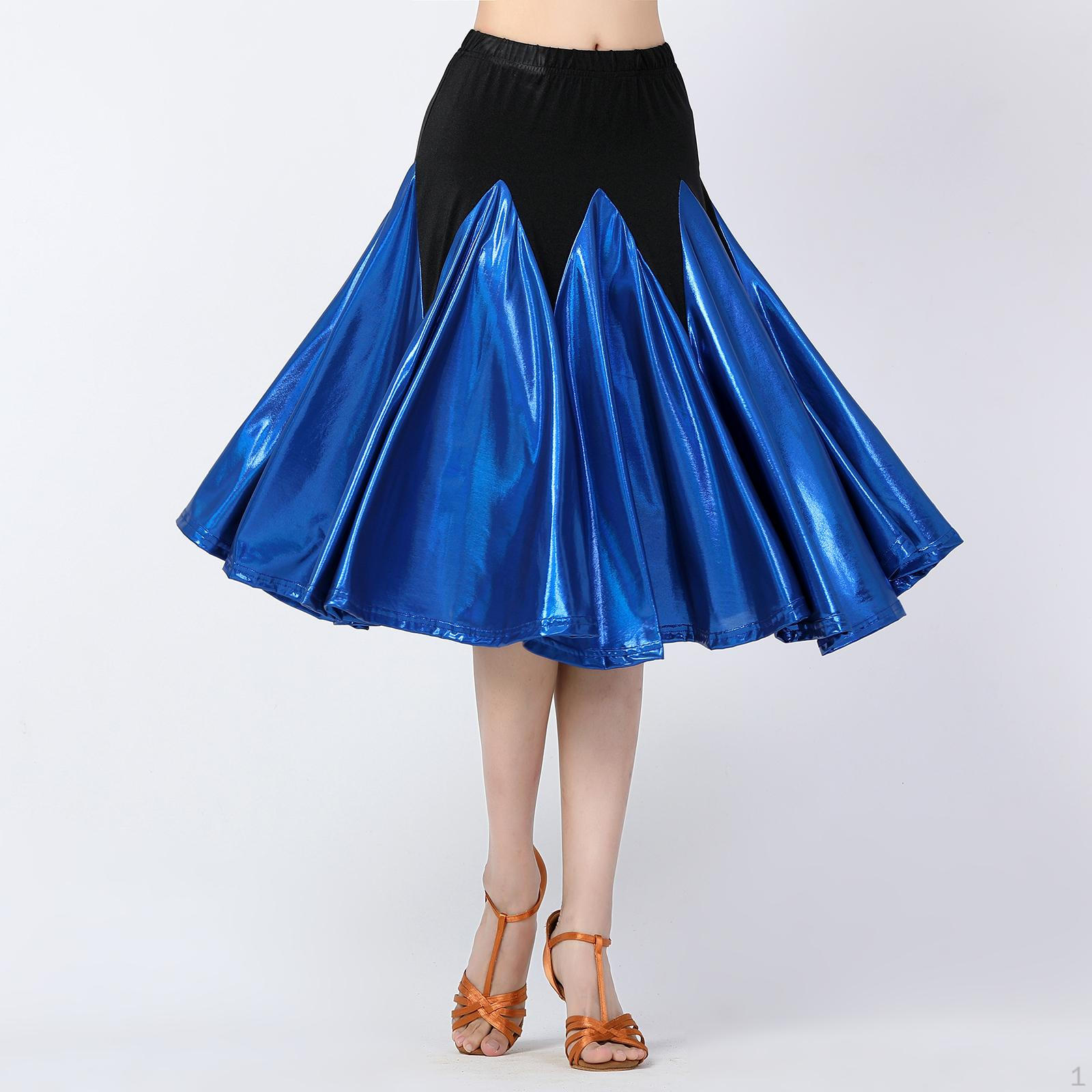 

Бальні Спідниці Латинський Одяг Вальс Дорослий Сучасний Танго M синій