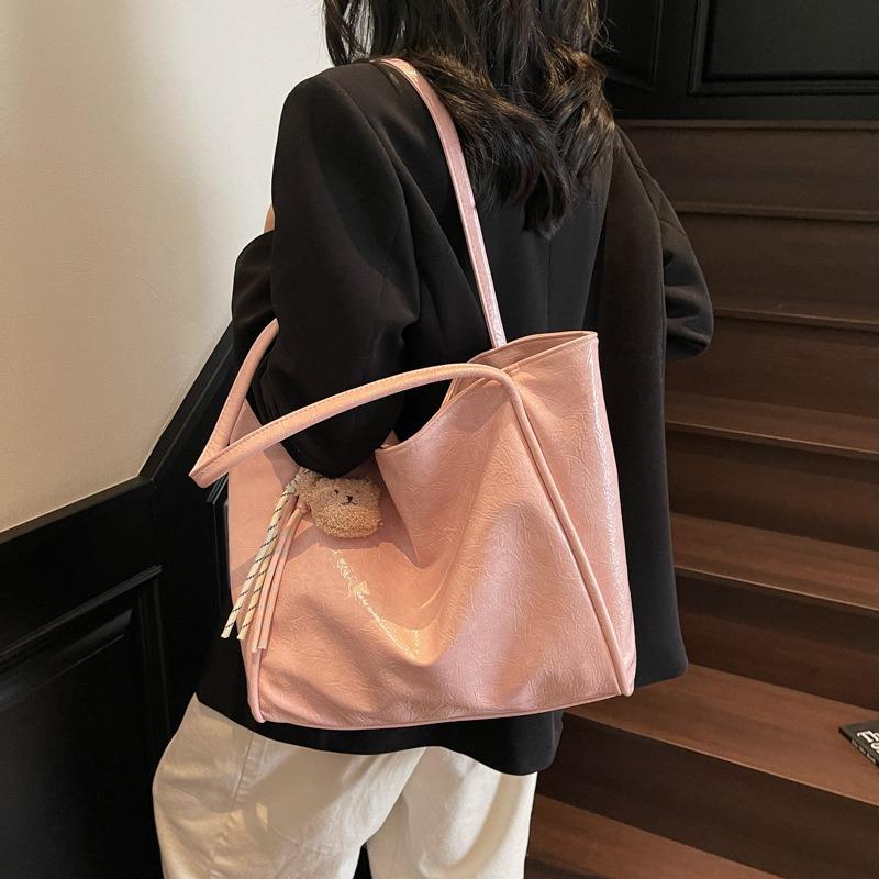 Casual large-capacity bag women's new fashion versatile shoulder bag high-end portable tote bag