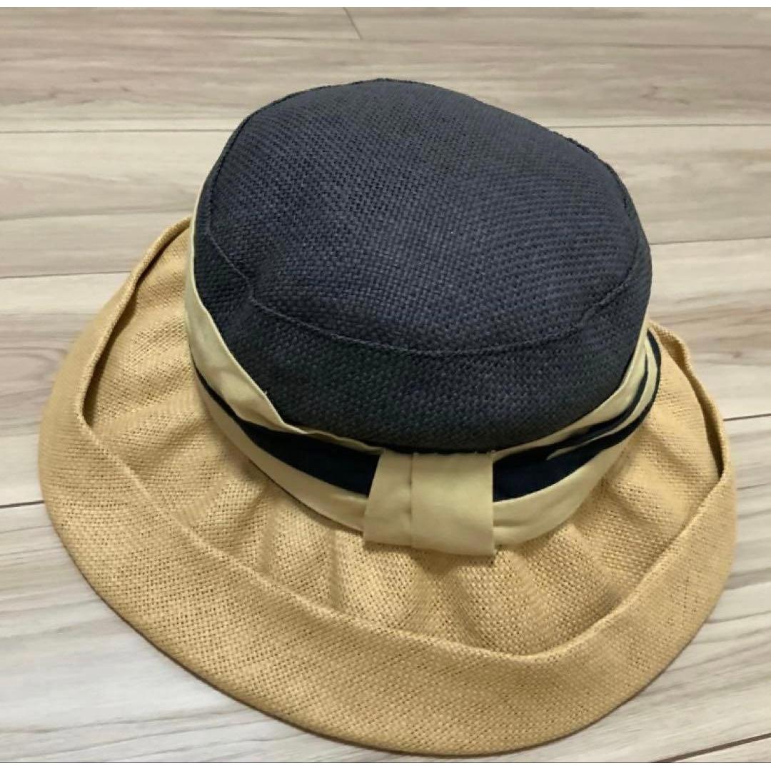 Used CA4LA Rose-colored hat Beige and gray bucket hat with tag