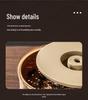 Tea Table Wet-Dry Separator: Transparent Tea Dregs Bucket for Home or Office