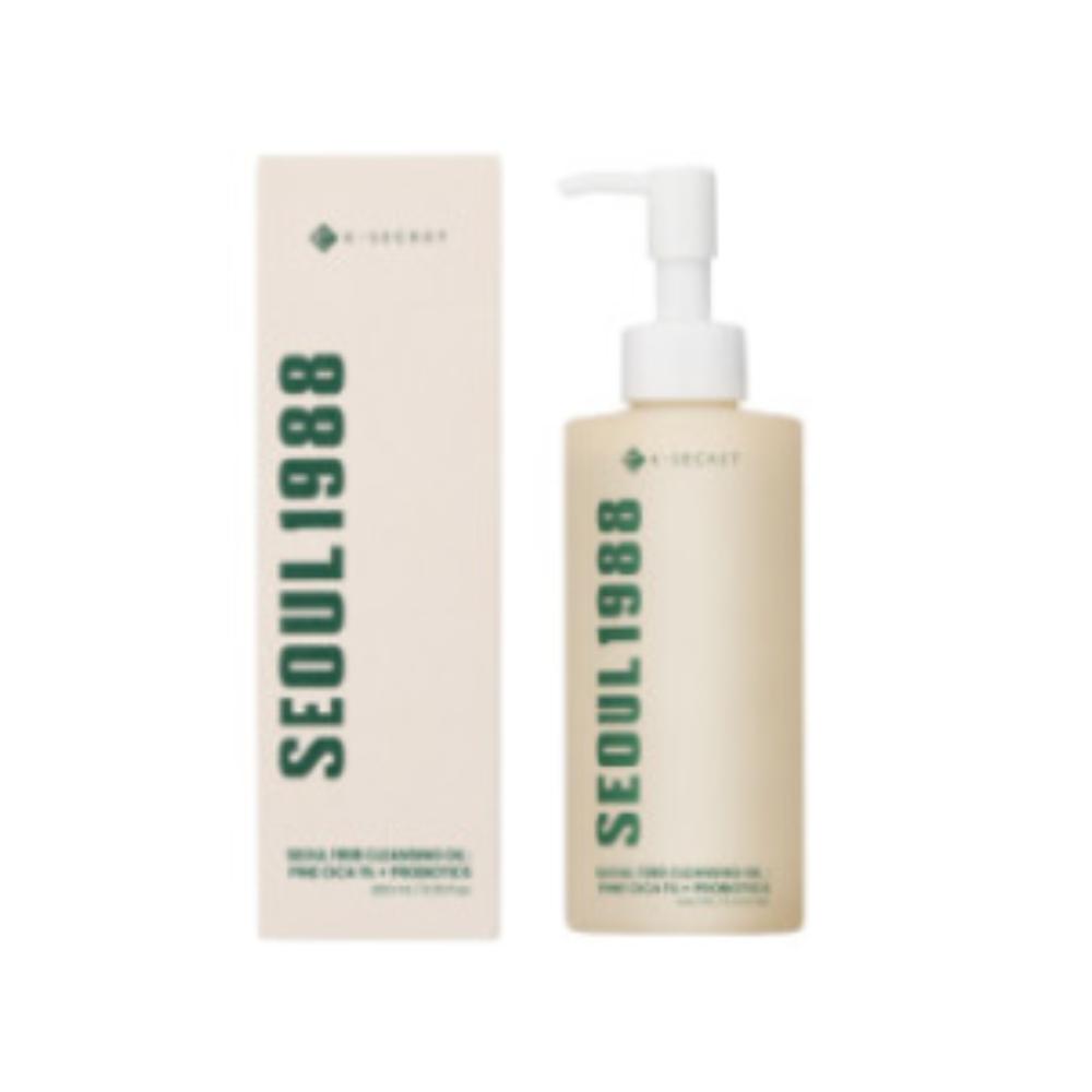 

K-SECRET - KSECRET SEOUL 1988 Cleansing Oil: Pine Leaf Extract + Cica Complex, 200ml / 6.76 fl.oz | Gentle Deep Cleansing Oil for Makeup & Sebum