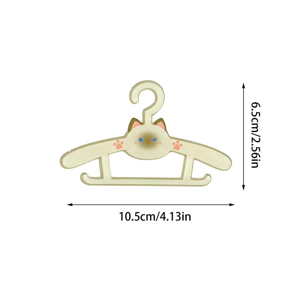 Dog Hangers For Clothes Doll Outfit Hanger Acrylic Pet Garment Rack Organizer For Gown Dress Outfit Dresses Pants Shirts Skirts