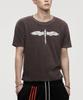 LANARCHIVE [0138] Antique Cross Wing Short Sleeve T-Shirt - Black