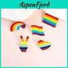 Unique Artistic Rainbow Bridge Brooch Crafted From Alloy For Chic Personalized Accessories