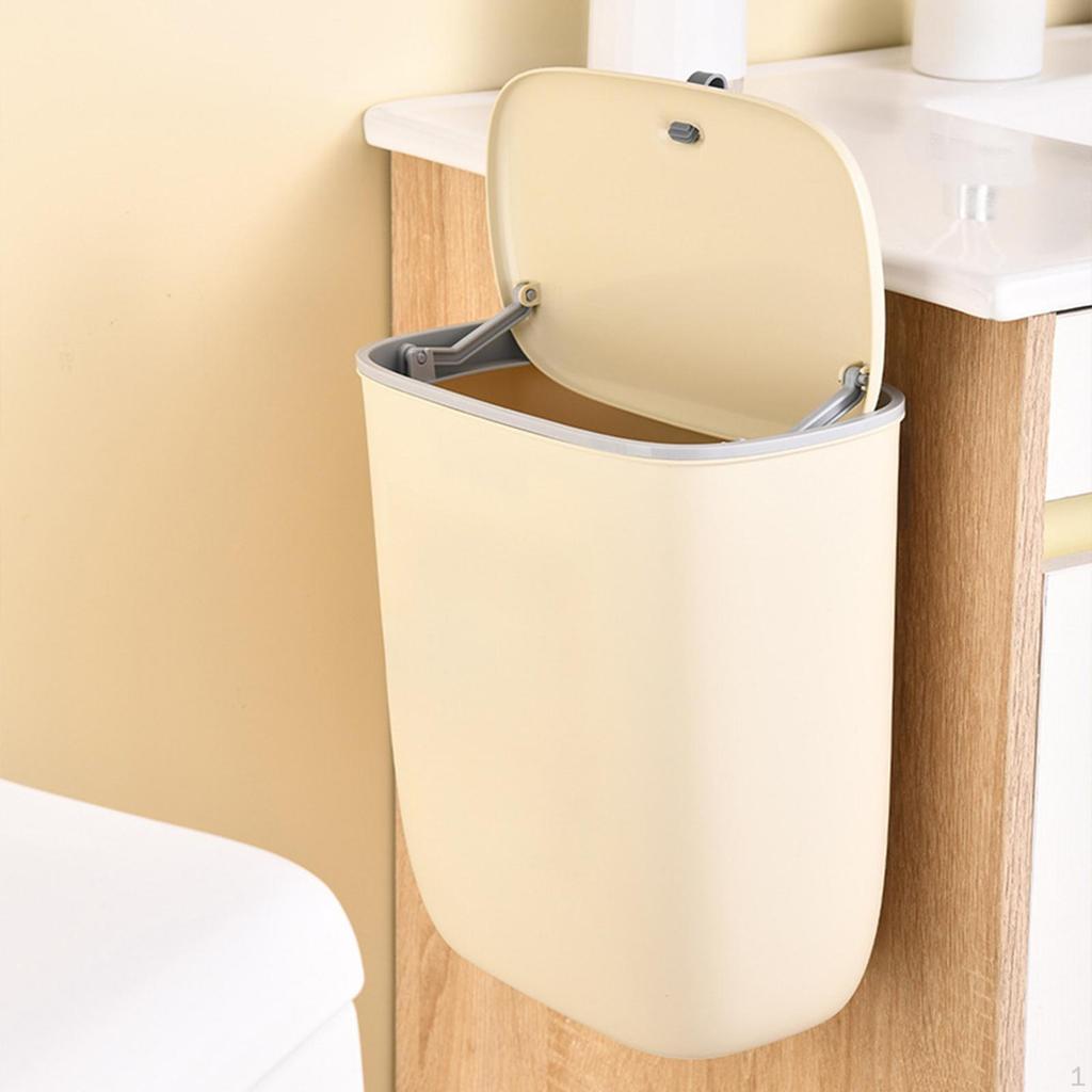 Compost Bin Garbage Can Large Capacity Recycling Food Waste Hanging Trash for RV Bathroom