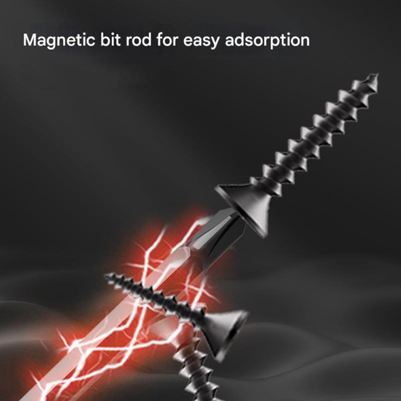 Double Purpose Screwdriver Magnetic Bit with Nonslip Handle Household Screw Driver Multifunction Electrician Repair Tool