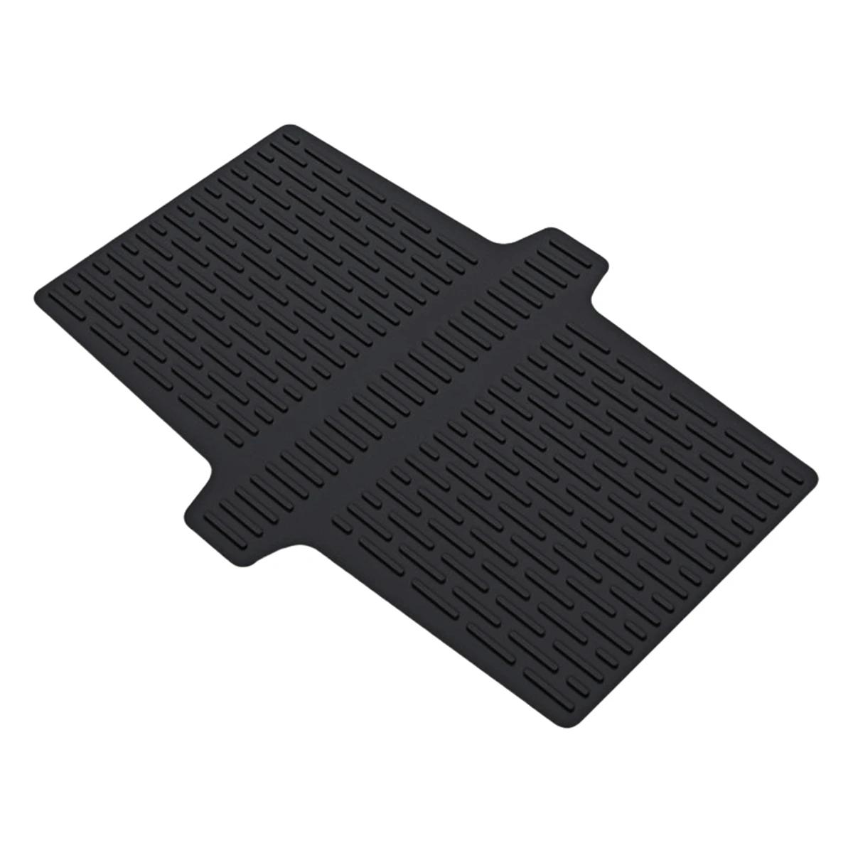 Dishwasher Safe Sink Mat 44.7x32.5x0.15cm Silicone Sink Mat Dishwasher Safe Double Sink Cover Patterned Texture
