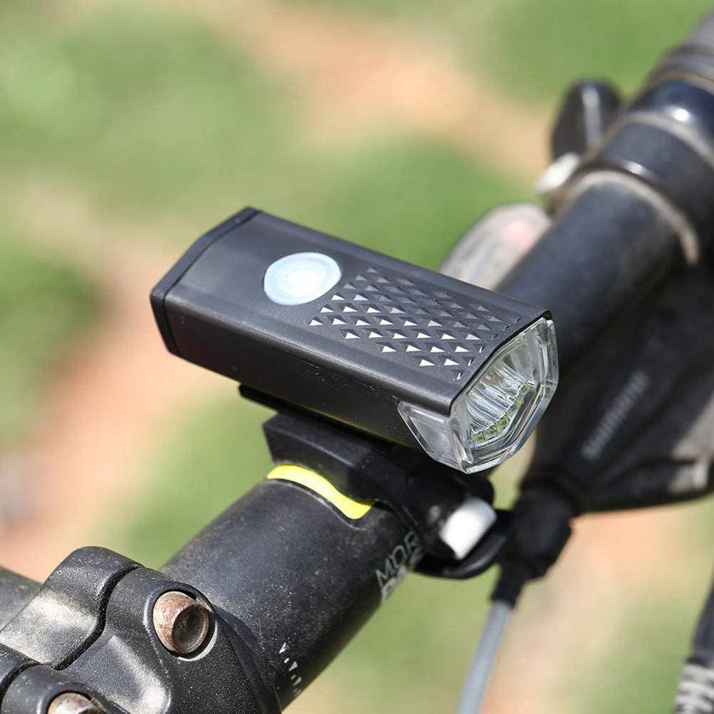 LED Bike Light Set USB Rechargeable Bike Light Front Light and Rear Light Set IPX4 Waterproof Cycling Light for