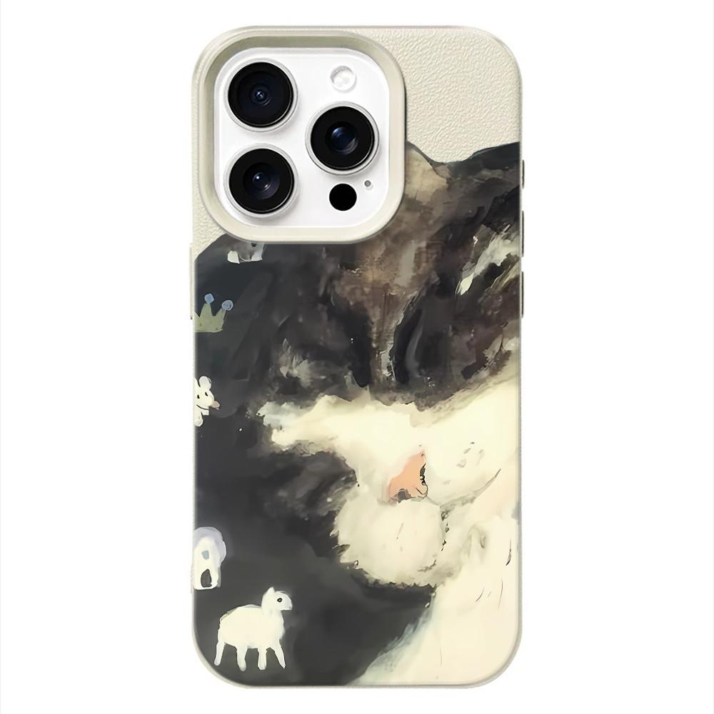 

Artistic Cat Colorful SWAG Collage Stylish Phone Case For Iphone 17 Air 16 16e 15 14 13 12 11 Pro Max Shockproof Protective Case iphone 11 ProMax