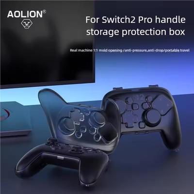 For Switch 2 Pro Handle Protective Case Matte Transparent Game Controller Storage Cover Shockproof PC Hard Shell Gamepad Sleeve
