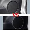 4Pcs Car Door Speaker Ring for Nissan Qashqai J11 2014 - 2025 Audio Cover Loudspeaker Trim Stainless Steel Sticker Accessories